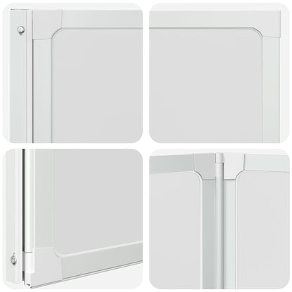 7 Pannelli pieghevoli con porta-asciugamano 140 x 168 cm doccia bagno | homemem39