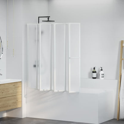 7 Pannelli pieghevoli con porta-asciugamano 140 x 168 cm doccia bagno