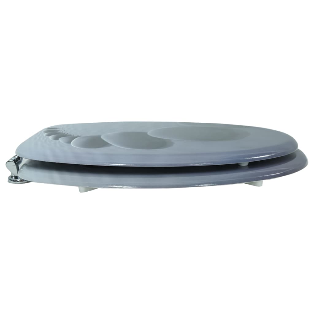 Sedile WC in MDF con Coperchio Design Pietre - homemem39