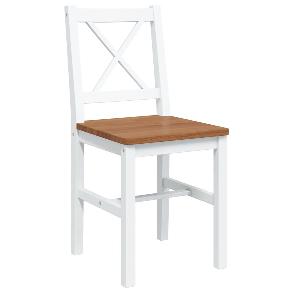 Set da Pranzo 5 pz Marrone e Bianco