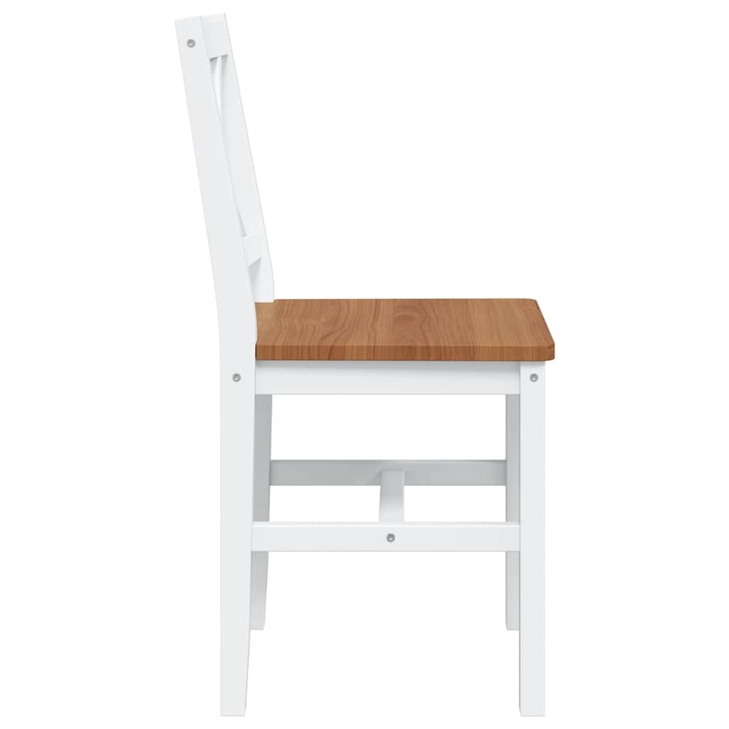 Set da Pranzo 5 pz Marrone e Bianco