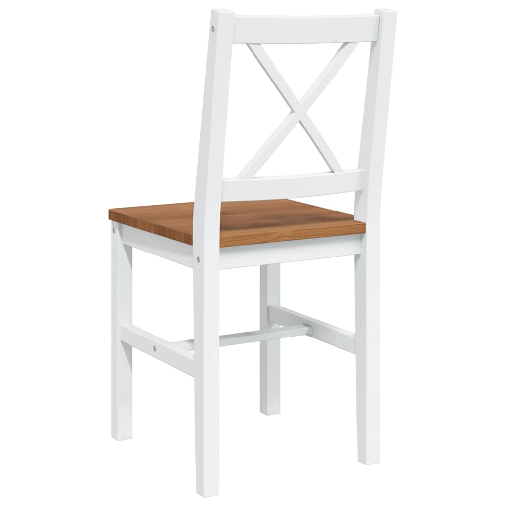 Set da Pranzo 5 pz Marrone e Bianco