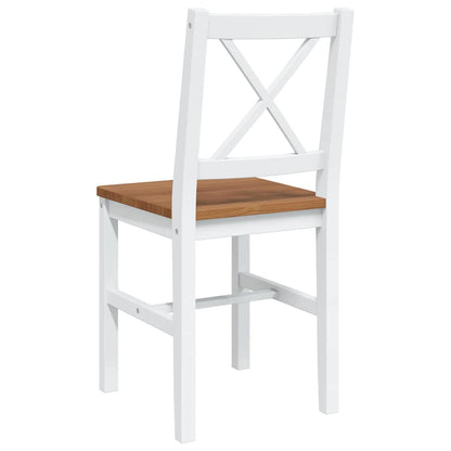 Set da Pranzo 5 pz Marrone e Bianco