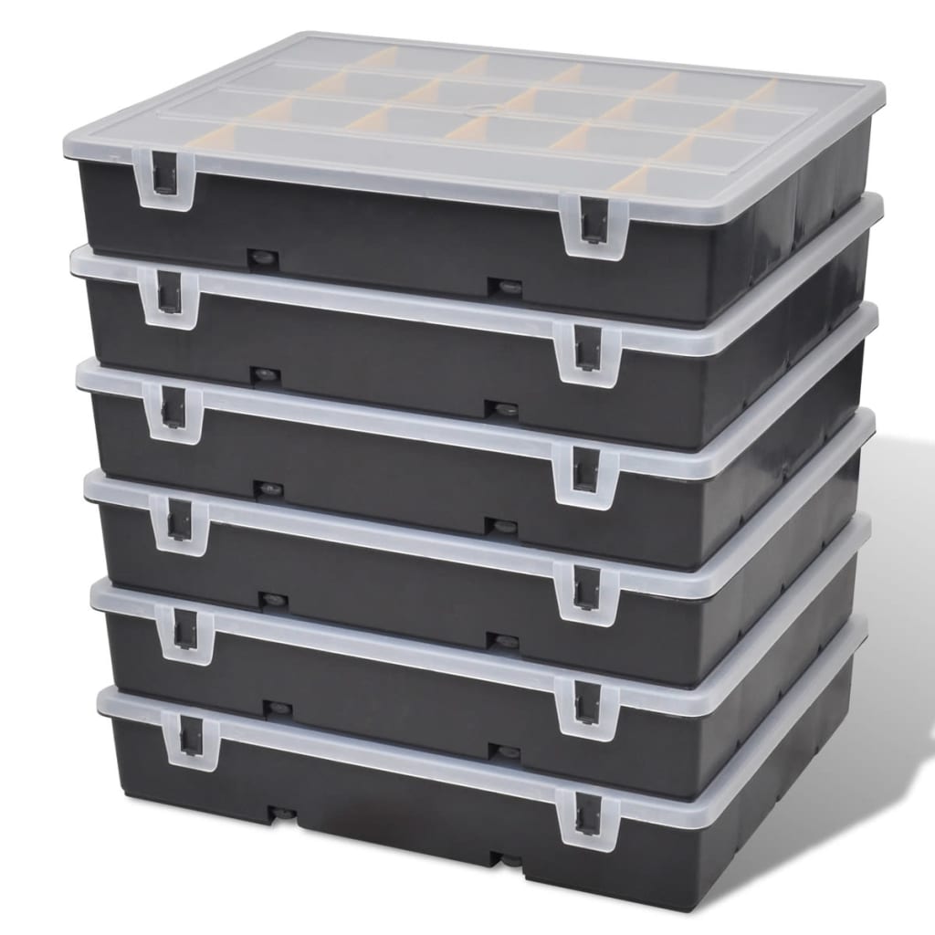 Box magazzino cassette assortite 6 pezzi | homemem39