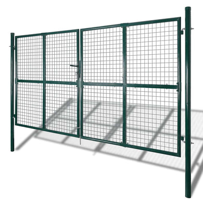Cancello da Giardino in Rete per Recinzione, Porta, Griglia a muro 300x175 cm | homemem39