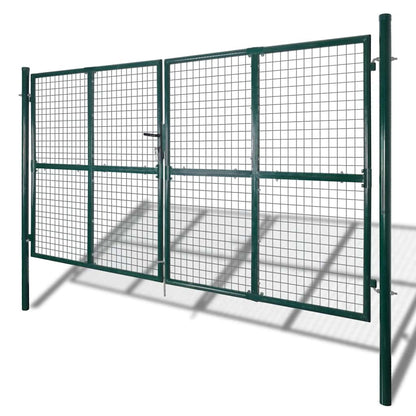 Cancello da Giardino in Rete per Recinzione, Porta, Griglia da Parete 300x200 cm | homemem39