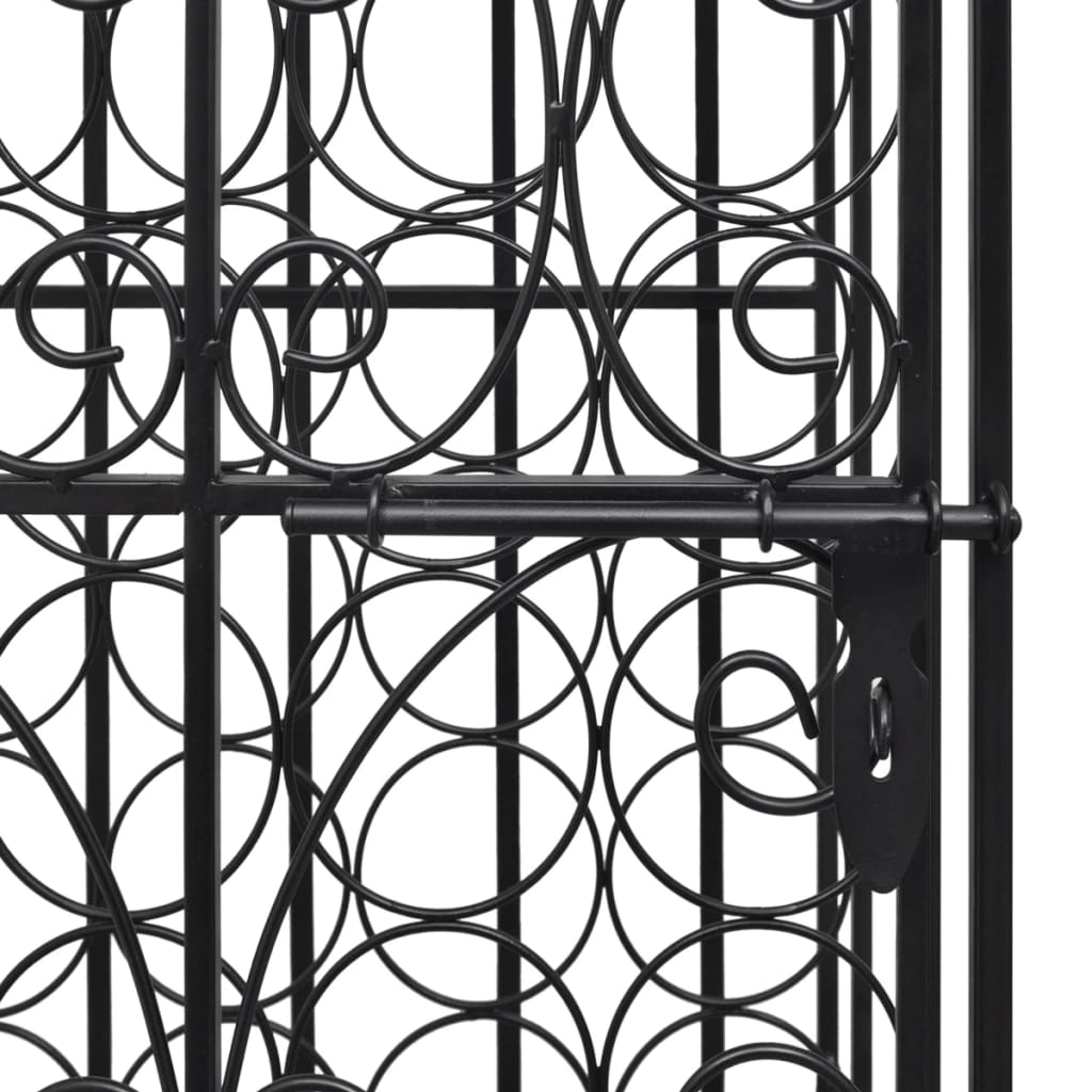 Portabottiglie per 28 Bottiglie di Vino in Metallo - homemem39