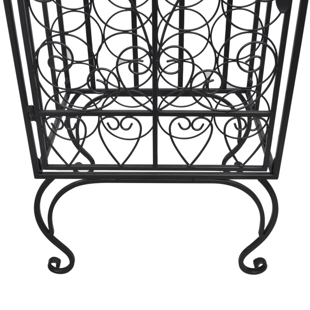 Portabottiglie per 28 Bottiglie di Vino in Metallo - homemem39