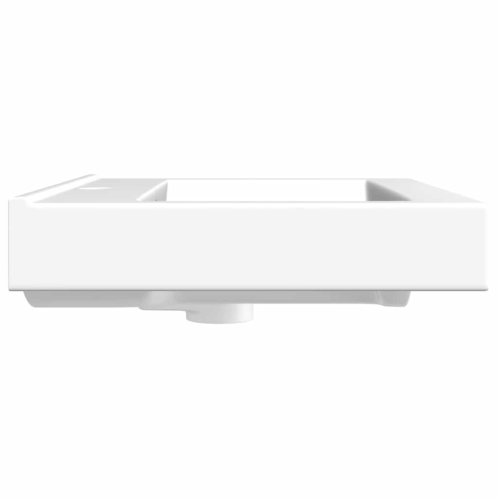 Lavello Bianco in Ceramica di Lusso con Foro Rubinetto 60x46 cm | homemem39