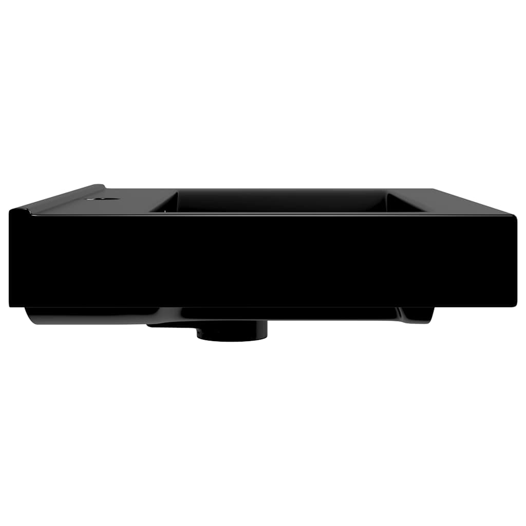 Lavello Bianco in Ceramica di Lusso con Foro Rubinetto 60x46 cm - homemem39