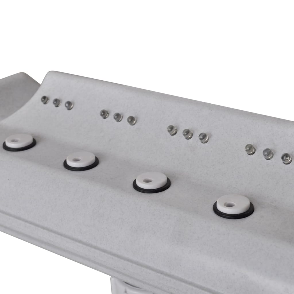 Fontana a Cascata per Piscina con Luci LED - homemem39