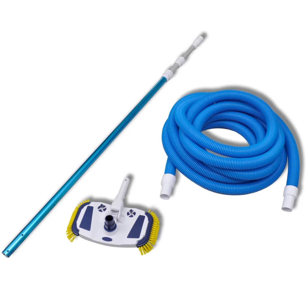 Vacuum per pulire la piscina con palo telescopico e tubo flessibile - homemem39