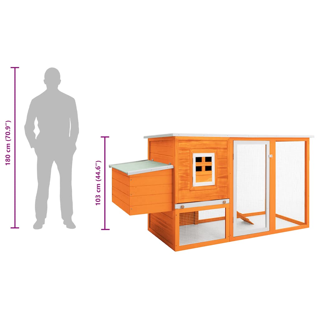 Pollaio all'Aperto con una Casetta di Cova in Legno - homemem39
