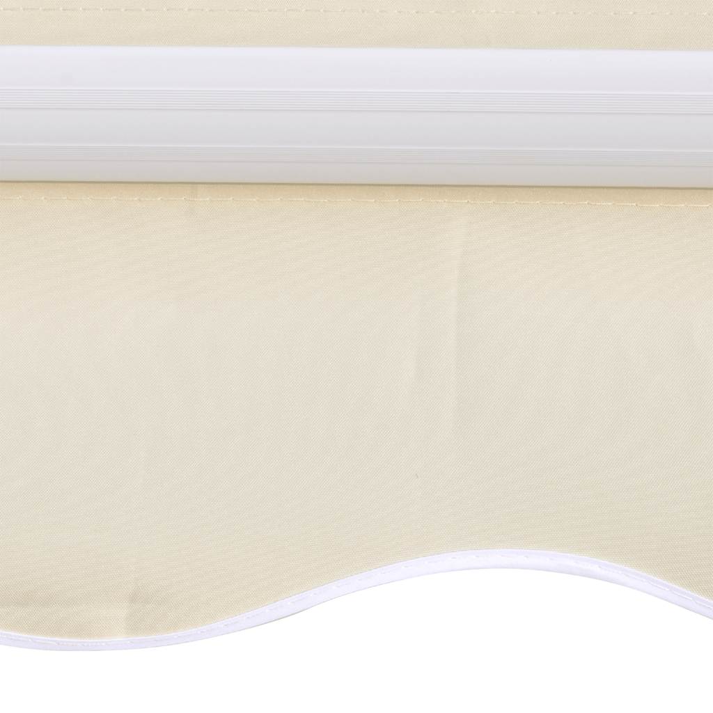 Tessuto di Ricambio per Tenda da Sole Crema 3x2,5 m Poliestere | homemem39