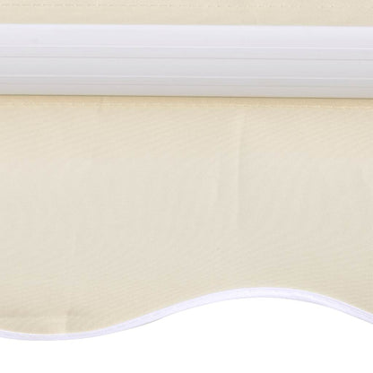 Tessuto di Ricambio per Tenda da Sole Crema 3x2,5 m Poliestere | homemem39