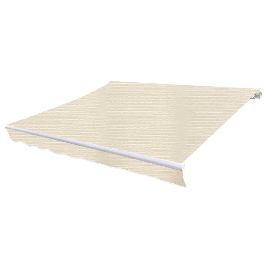 Tessuto di Ricambio per Tenda da Sole Crema 4x3 m Poliestere | homemem39