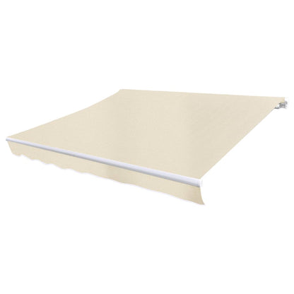 Tessuto di Ricambio per Tenda da Sole Crema 4x3 m Poliestere | homemem39