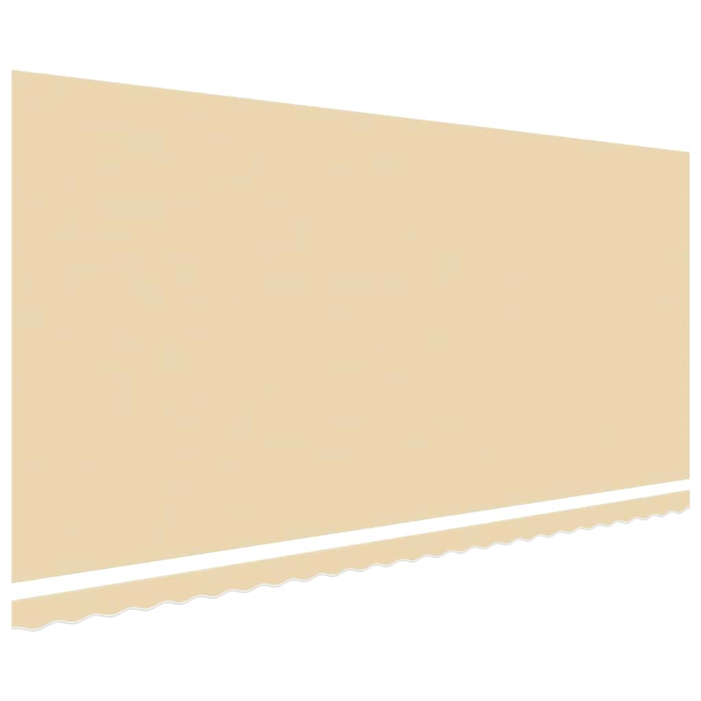 Tessuto di Ricambio per Tenda da Sole Crema 600x300 cm Poliestere - homemem39