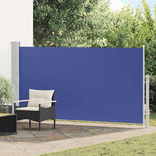 Tendalino Laterale per Patio Terrazzo 160 x 300 cm Blu | homemem39