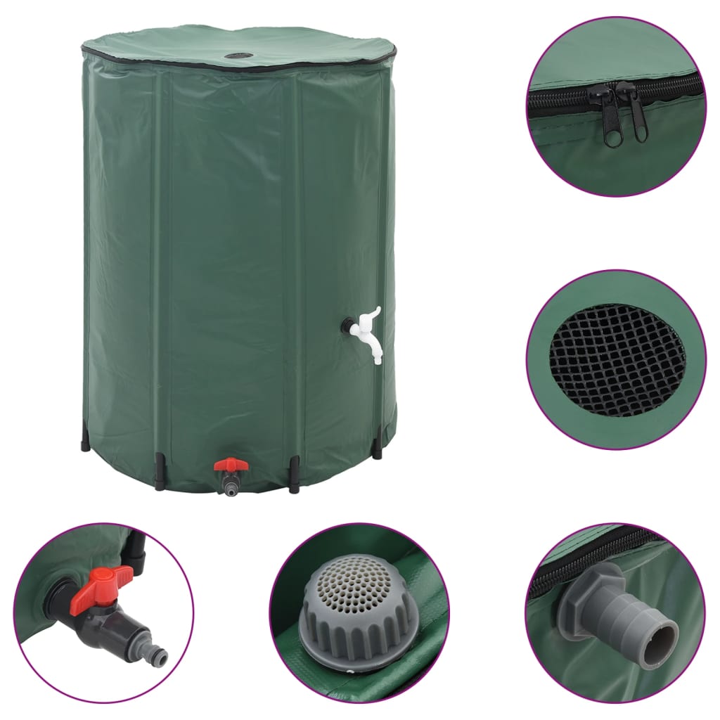 Serbatoio per Acqua Piovana Pieghevole 750 L