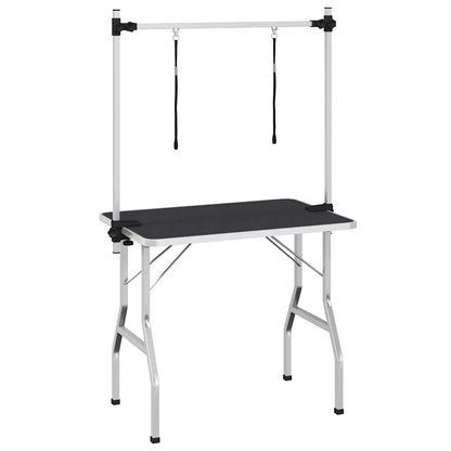 Tavolo Toelettatura Cani Gatti Animali Regolabile 2 Guinzagli - homemem39