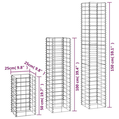Set Gabbioni 6 pz in Filo Zincato | homemem39