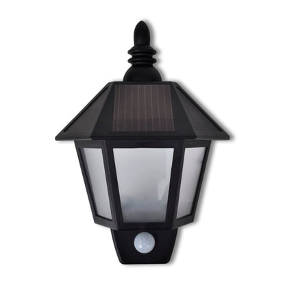 Solar garden wall lamp with motion sensor