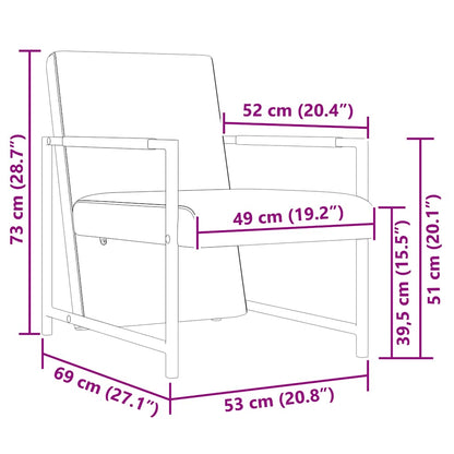 Poltrone 2 pz con Telaio Cromato Nere in Similpelle | homemem39