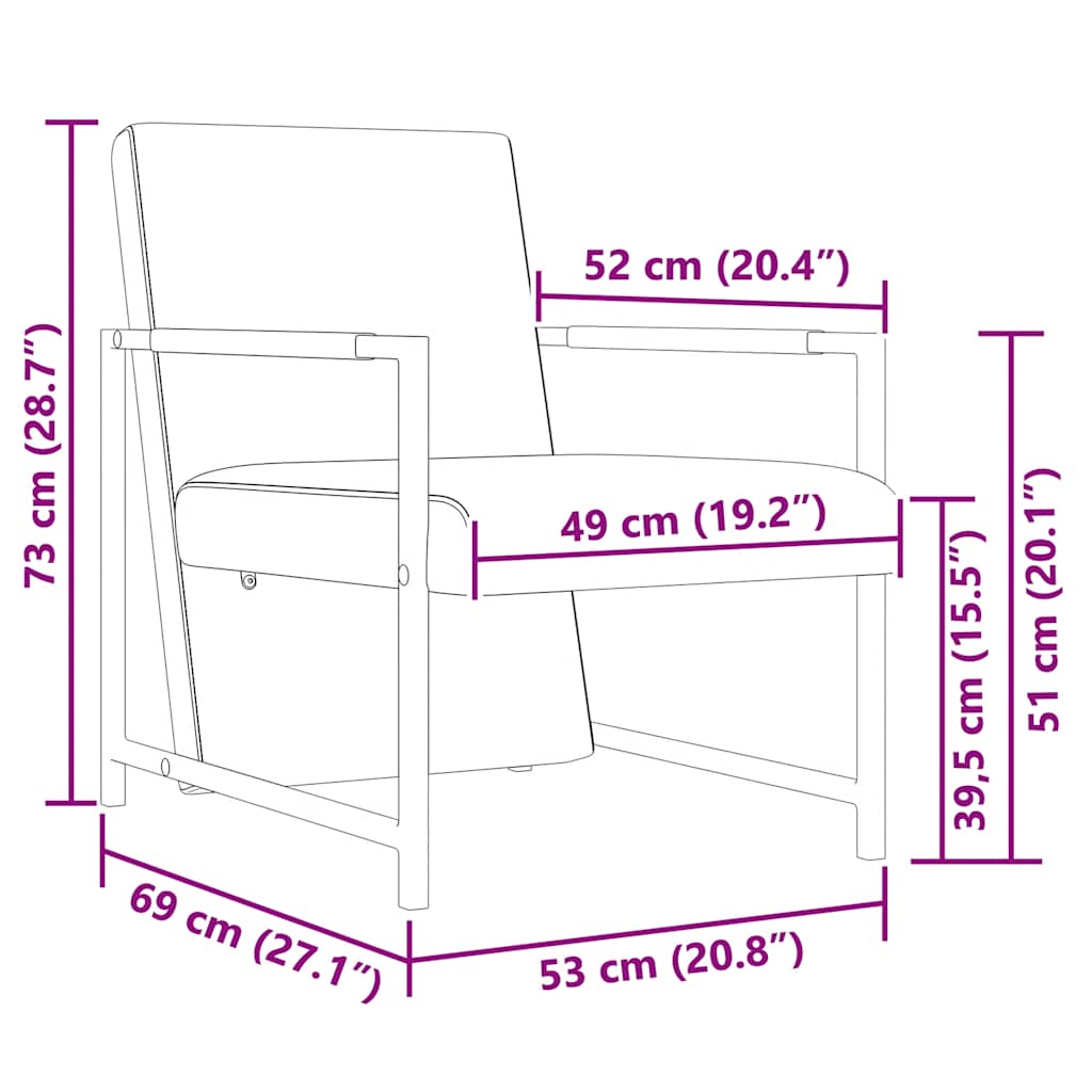 Poltrone 2 pz con Telaio Cromato Bianche in Similpelle | homemem39