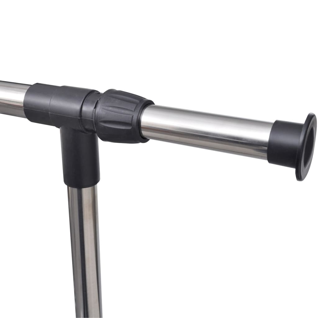 Appendiabiti Regolabili 2 pz con 1 Asta per Abiti - homemem39