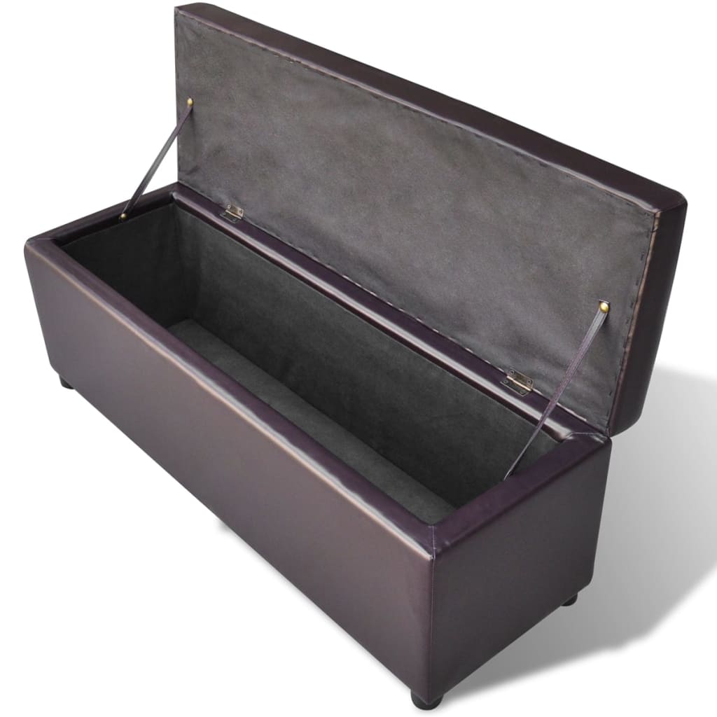 Cassapanca Lunga in Legno Marrone - homemem39