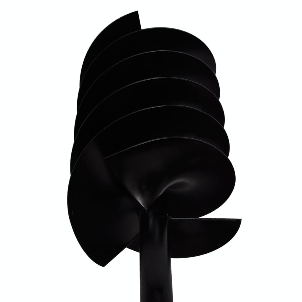 Trapano da Terra Maniglia Auger 200 mm Tre Spirali Acciaio Nero | homemem39