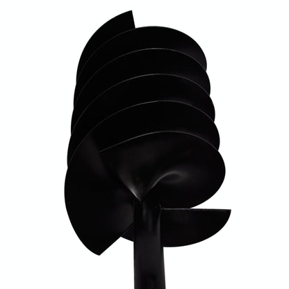 Trapano da Terra Maniglia Auger 200 mm Tre Spirali Acciaio Nero | homemem39
