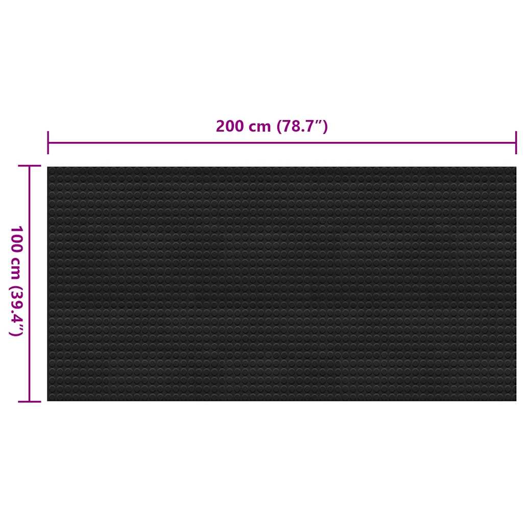 Tappetino Antiscivolo in Gomma 2 x 1 m con Puntini
