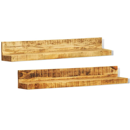 Mensole a muro in legno massiccio 2 articoli | homemem39