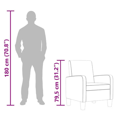 Poltrona Nera in Similpelle