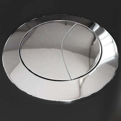 Vaso WC in Ceramica da Bagno Rotondo Base con Scarico Nero