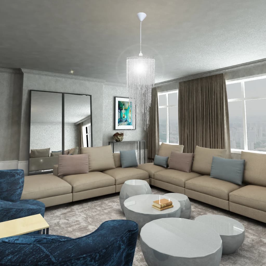 Lampadario Sospeso 26 x 70 cm - homemem39