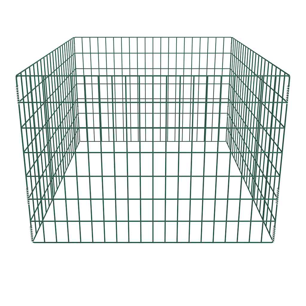 Compostiera da Giardino Quadrata a Rete 100 x 100 x 70 cm | homemem39