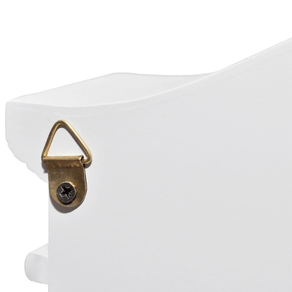 Armadietto per Chiavi con Cornice Foto Bianco | homemem39