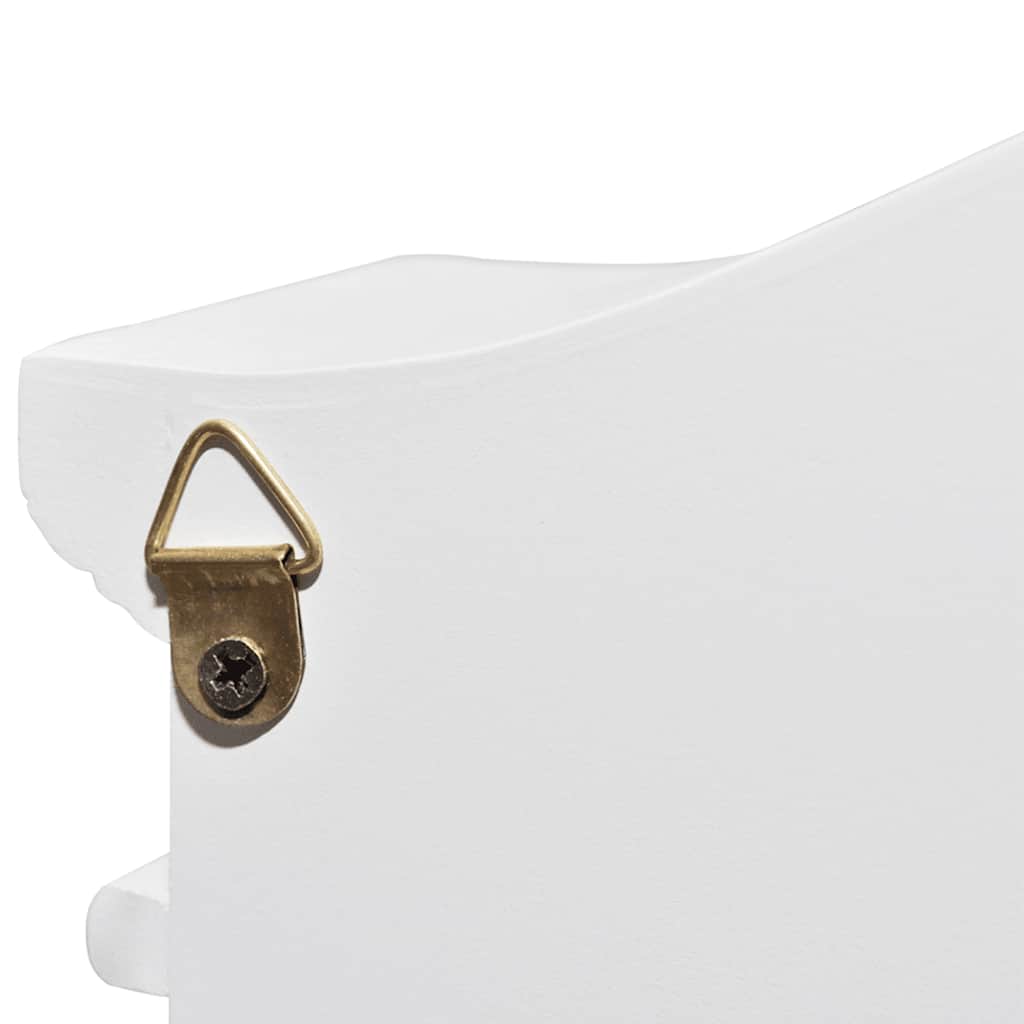 Armadietto per Chiavi con Cornice Foto Bianco