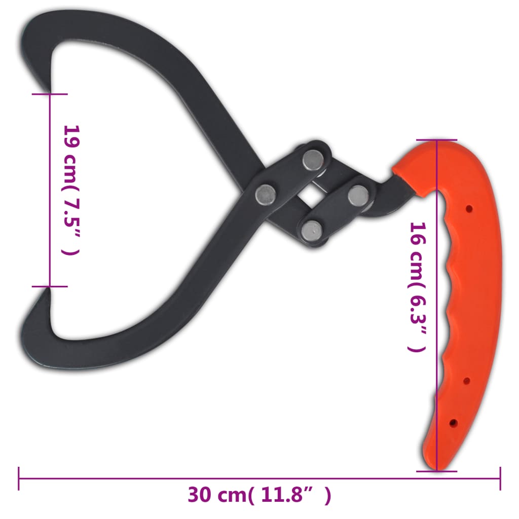 Pinze Tenaglie per Tronchi 4 pz con Manico in PVC | homemem39