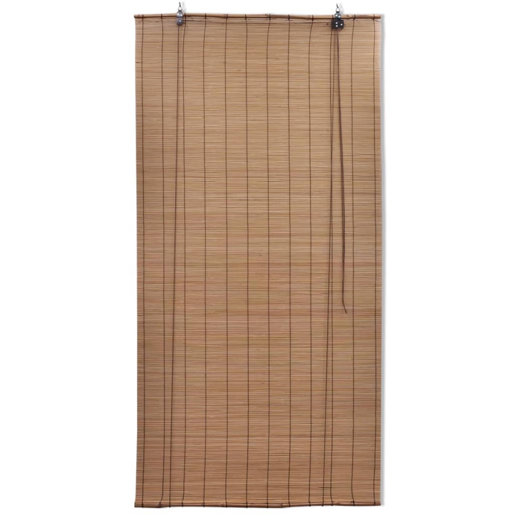 Tende a Rullo in Bambù Marrone 80x160 cm - homemem39