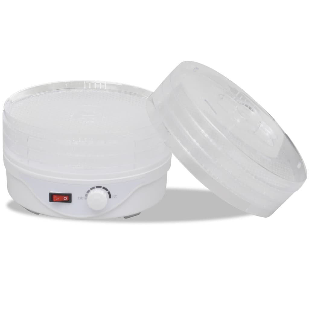 Essiccatore Alimentare con 6 Vassoi Impilabili (Rotondo) - homemem39