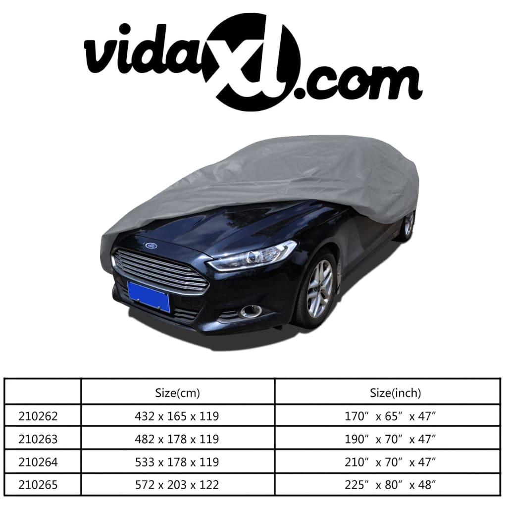 Copertura per Auto in Tessuto Non Tessuto XL | homemem39