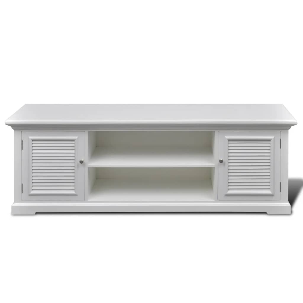Mobile Porta TV Bianco in Legno - homemem39