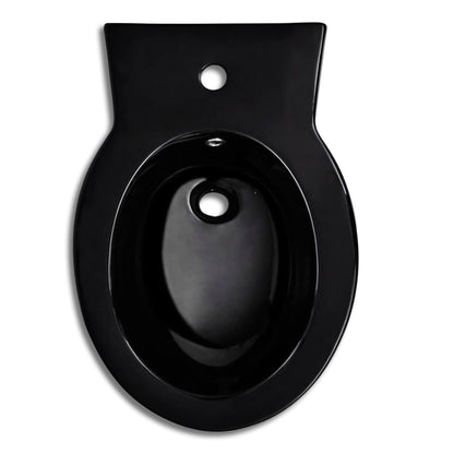Set Toilette e Bidè in Ceramica Nero - homemem39