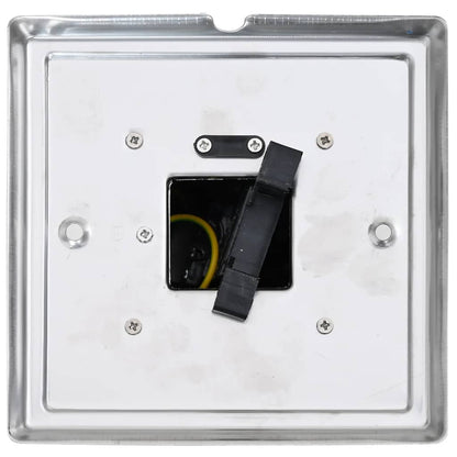 Presa Elettrica da Giardino a Pilastro Acciaio Inox con Timer - homemem39