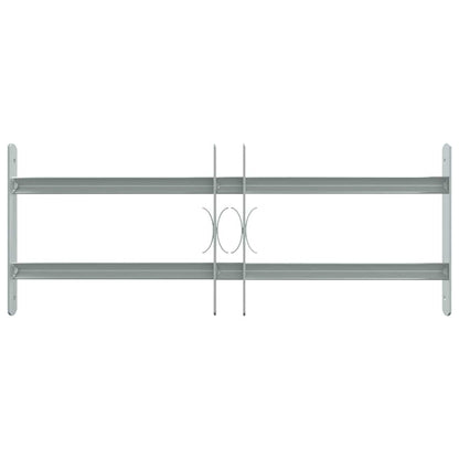 Grate per Finestre Regolabili 2 Barre Trasversali 500-650 mm