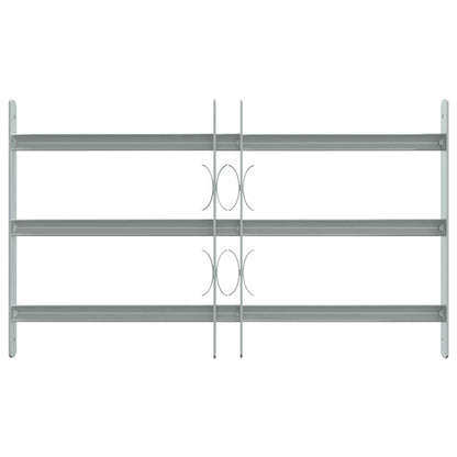 Grate per Finestre Regolabili 3 Barre Trasversali 500-650 mm